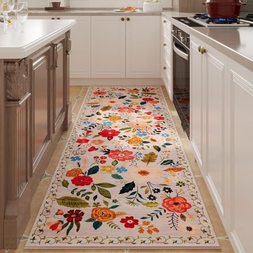 Runner Rug 2x5 Washable, Beige — 2'x5'